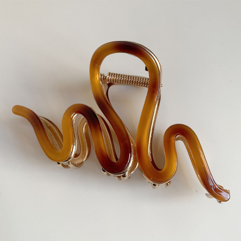 Irregular Wave Large Nonslip Hair Clips