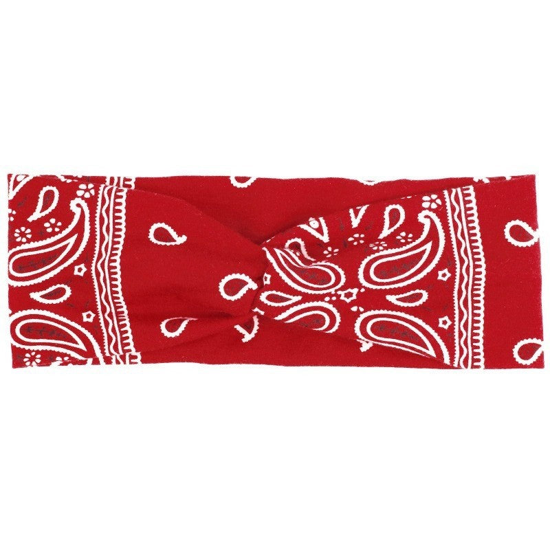 Printed Knot Elastic Headband