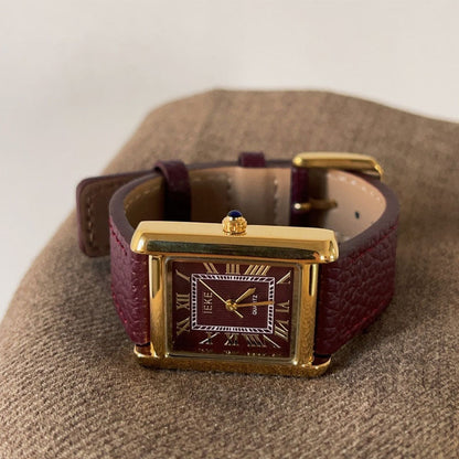 Vintage Premium Leather Band Watch