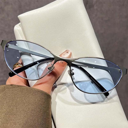 Vintage Metal Cat Eye UV Protection Sunglasses