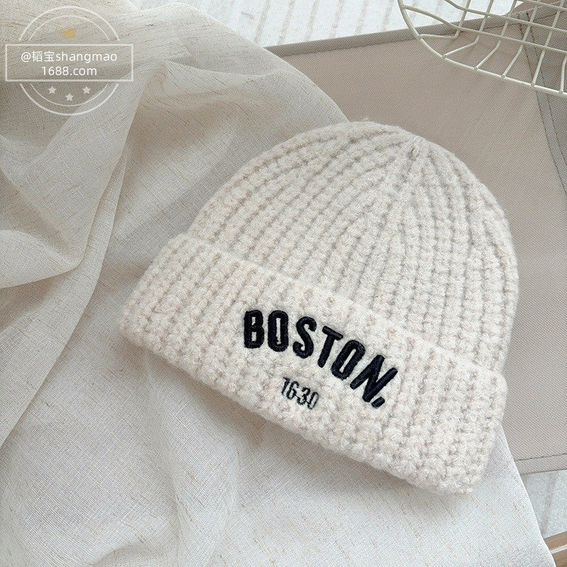 Baby Embroidered Knit Beanie