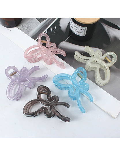Simple Hollow Out Butterfly Hair Claw Clip