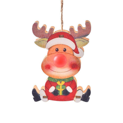 Christmas Wooden Candle Decorations