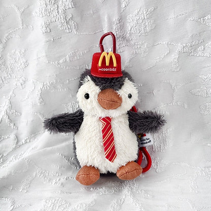 Plush Penguin Keychain Pendant