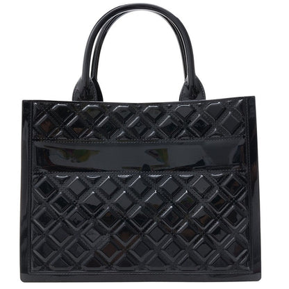 Large Capacity Solid Color Tote Handbag