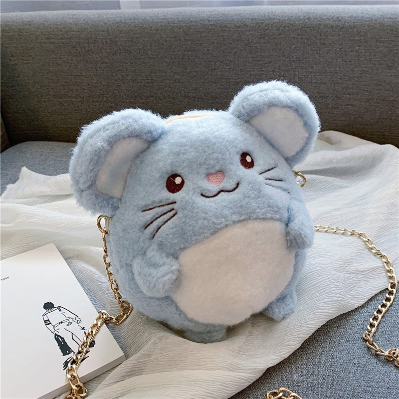 Cute Plush Cartoon Doll Shoulder Bag