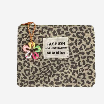 Leopard Print Portable Makeup Bag