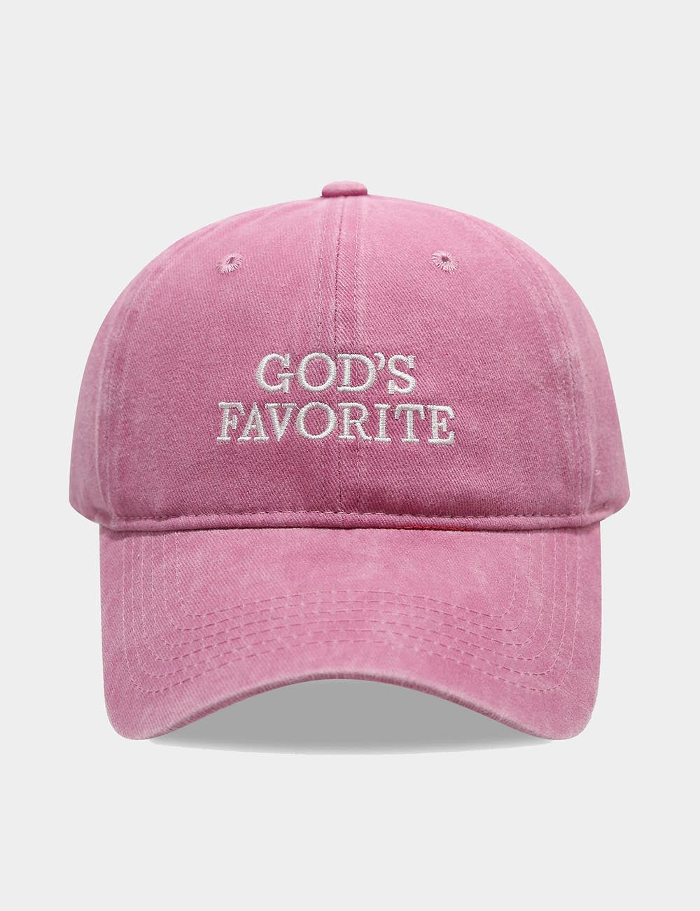 Letter Embroidered Solid Color Baseball Cap