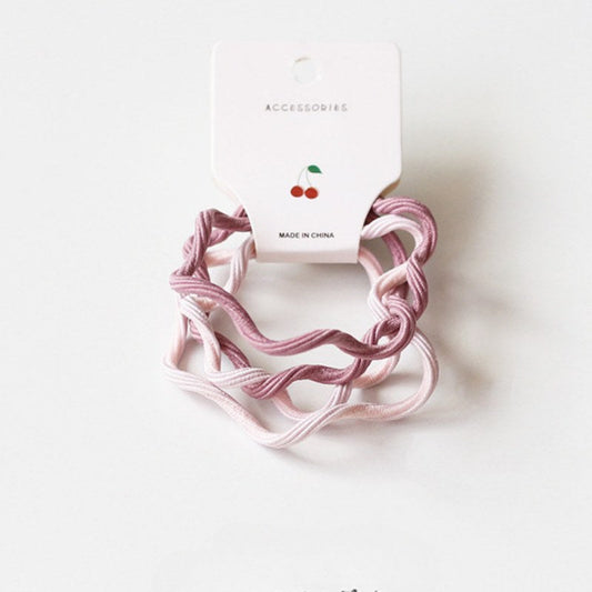 Candy Color Wave Simple Cute Hair Ties