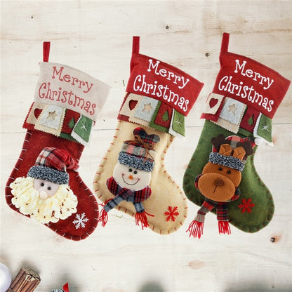 Santa Snowman Three-Dimensional Decoration Gift Bag Gift Bag