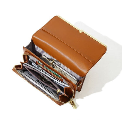 Solid Color Simple One Shoulder Crossbody Bag