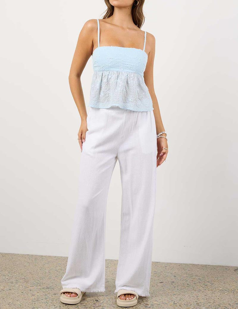 Floral Crochet Sweet Cami Top