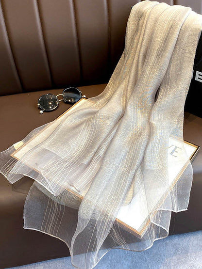 8 Colors Fashion Sunscreen Silk Scarf