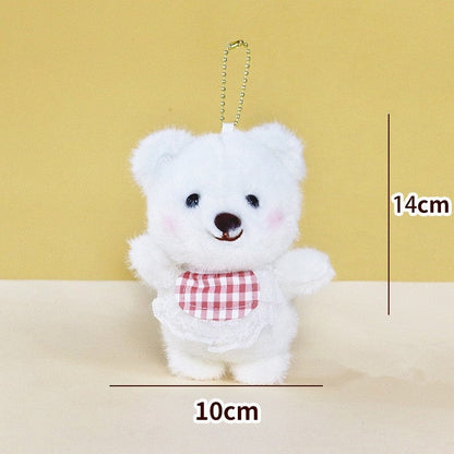 Cute Cartoon Plush Toy Beaded Chain Pendant