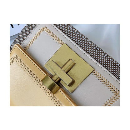 Muticolor Crossbody Chain Rhomboid Square Bag