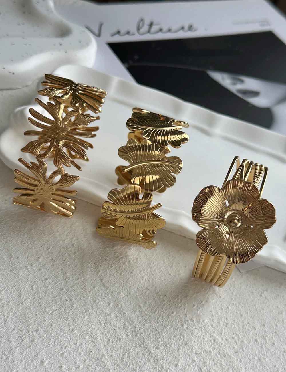 Vintage Irregular Hollow Geometric Bracelet