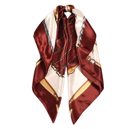Fashion Retro Geometric Pattern Square Scarf
