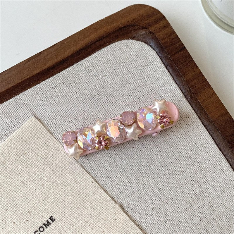 Shiny Star Rhinestone Cute Hair Clips
