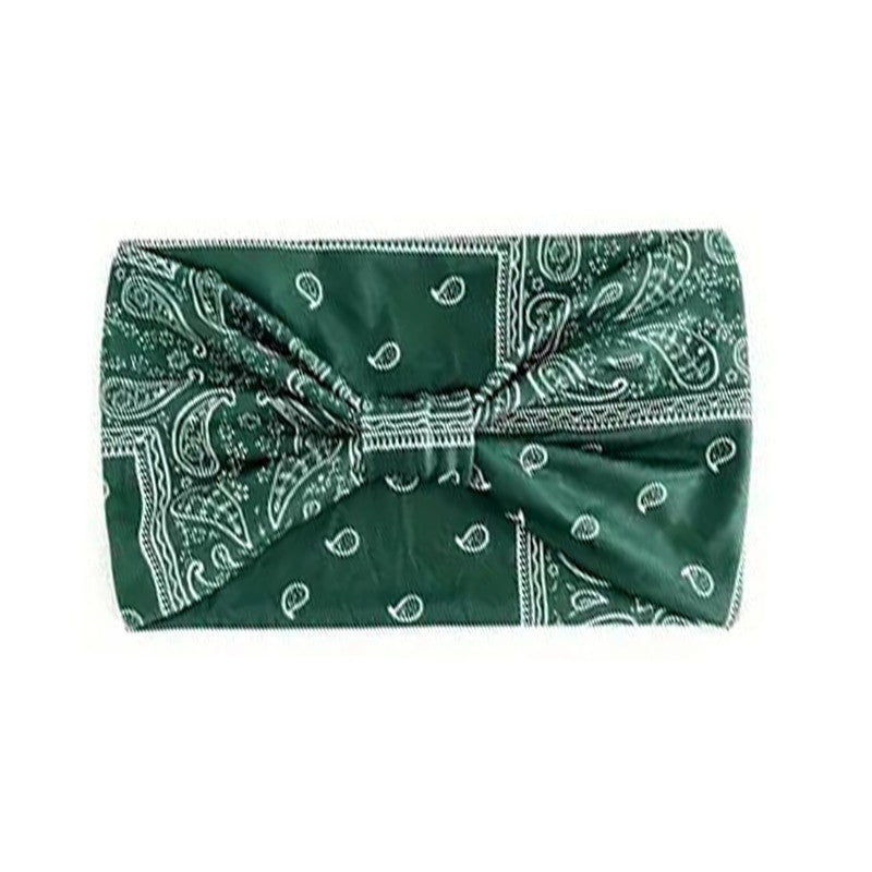 Printed Knot Elastic Headband
