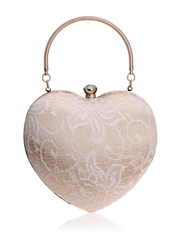 Heart-shaped Graceful Evening Handbag
