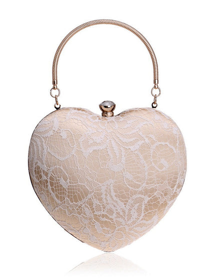 Heart-shaped Graceful Evening Handbag