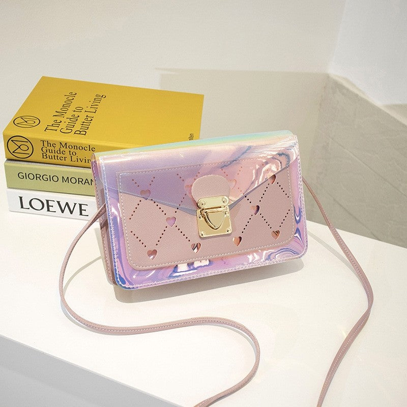 Fashion Contrast Crossbody Small Square Bag