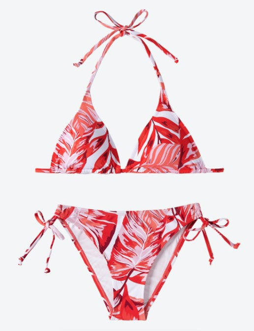 Halter Bikini String Tie 2PCS Swimwear Set