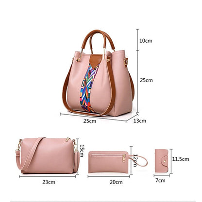 Fashion Four-Piece Mother Bag Handheld One Shoulder Messenger Bag