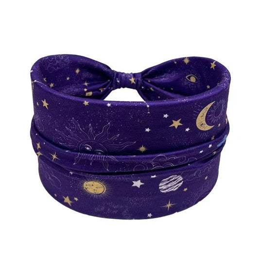 Printed Knot Elastic Headband