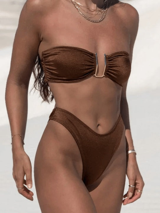 Sexy Strapless Bikini Swimwear