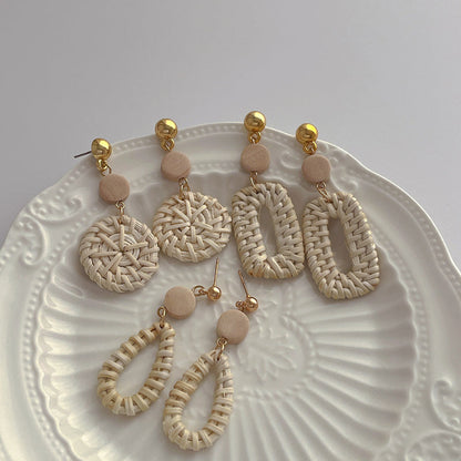 Vintage Geometrical Vacation Drop Earrings