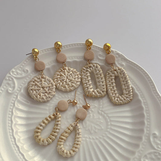 Vintage Geometrical Vacation Drop Earrings