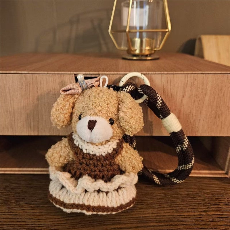 Cute Cake Skirt Dog Pendant