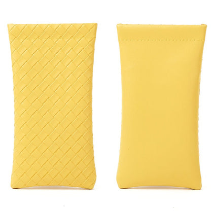 Solid Color Squeeze Top Eyeglass Pouch