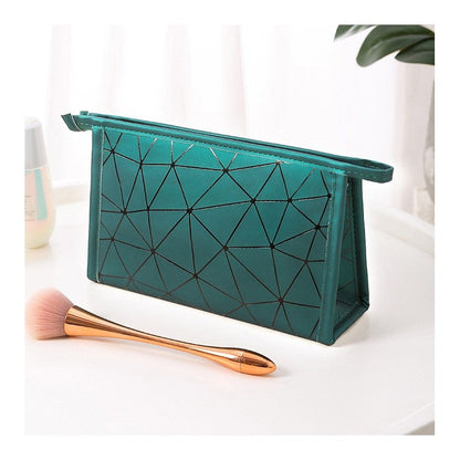 Waterproof Portable Geometric Cosmetic Bag