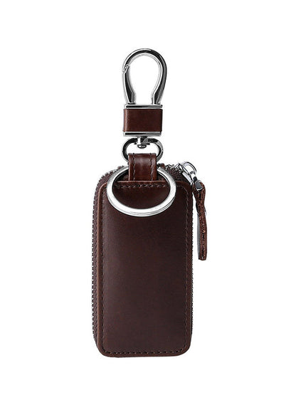 Solid Simple Durable  Car Key Bag Keychain Wallet
