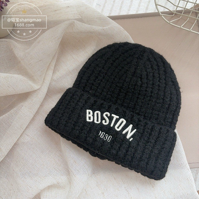 Baby Embroidered Knit Beanie