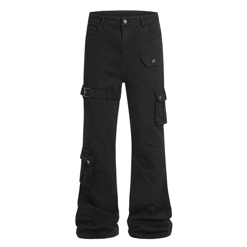 Slim Fit Multi Pocket Casual Pants
