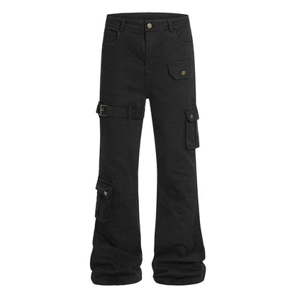 Slim Fit Multi Pocket Casual Pants