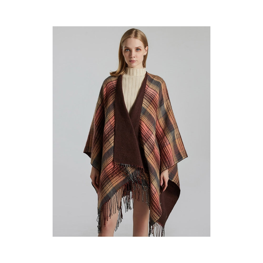 Original Plaid Thicken Shawl Scarf