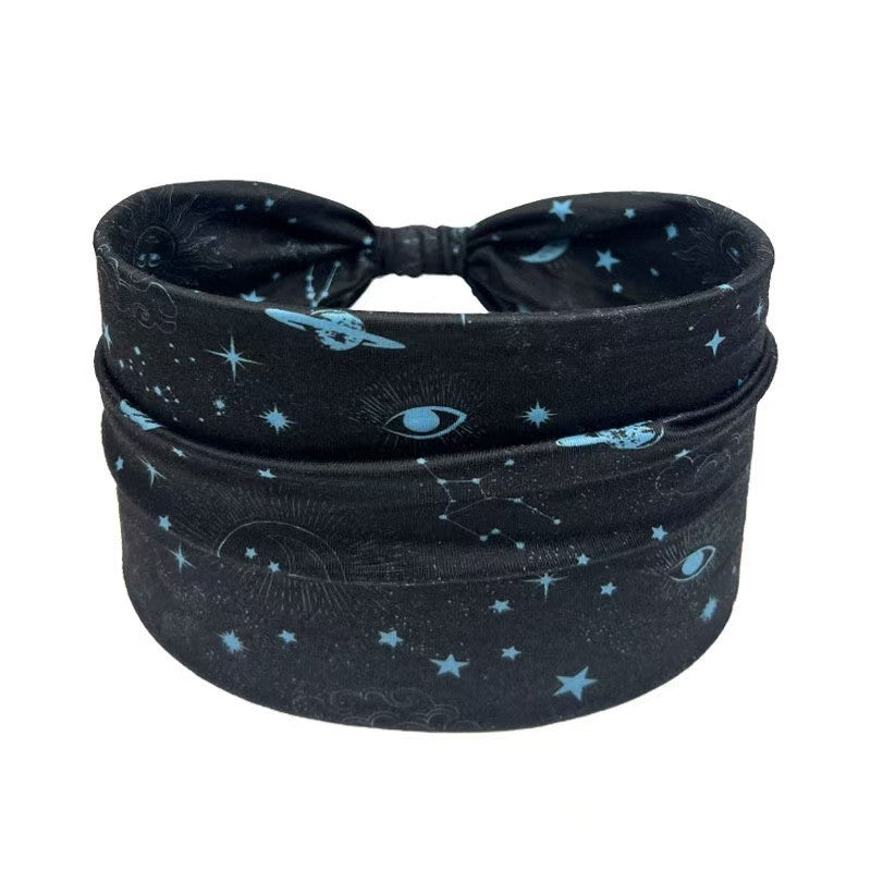 Printed Knot Elastic Headband