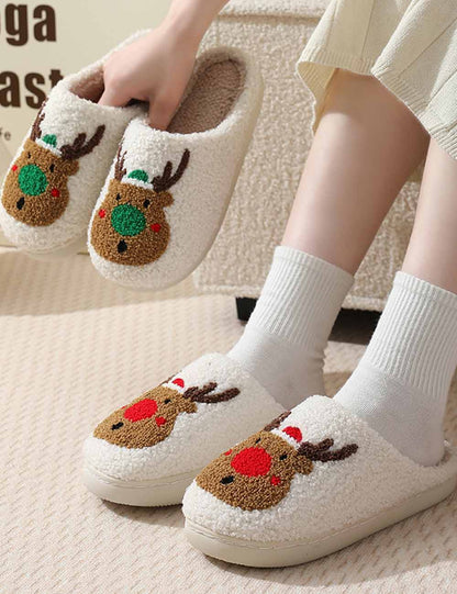 Funny Pattern Soft Winter Indoor Slippers