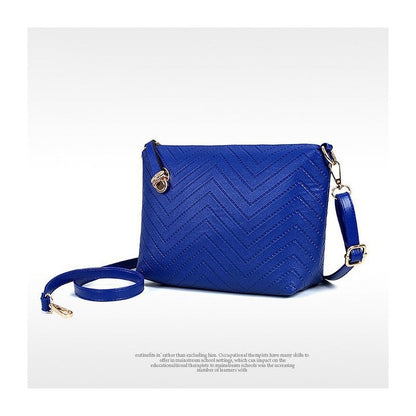 6-Piece Solid Color Embossed Handbag Set