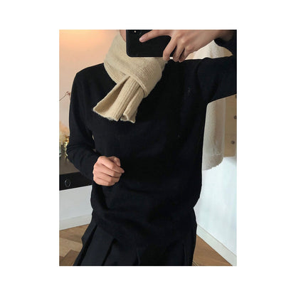 Stylish Solid Warm Short Scarf