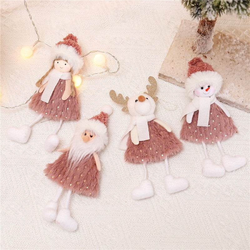 Mini Doll Christmas Tree Ornament