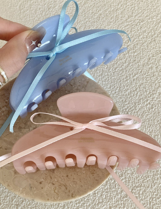 Sweet Bow Ribbon Claw Clip