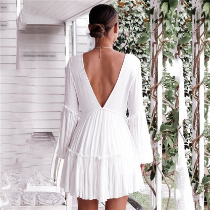 Lantern Sleeve Dress