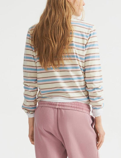 Casual Loose Striped Pullover T-Shirt