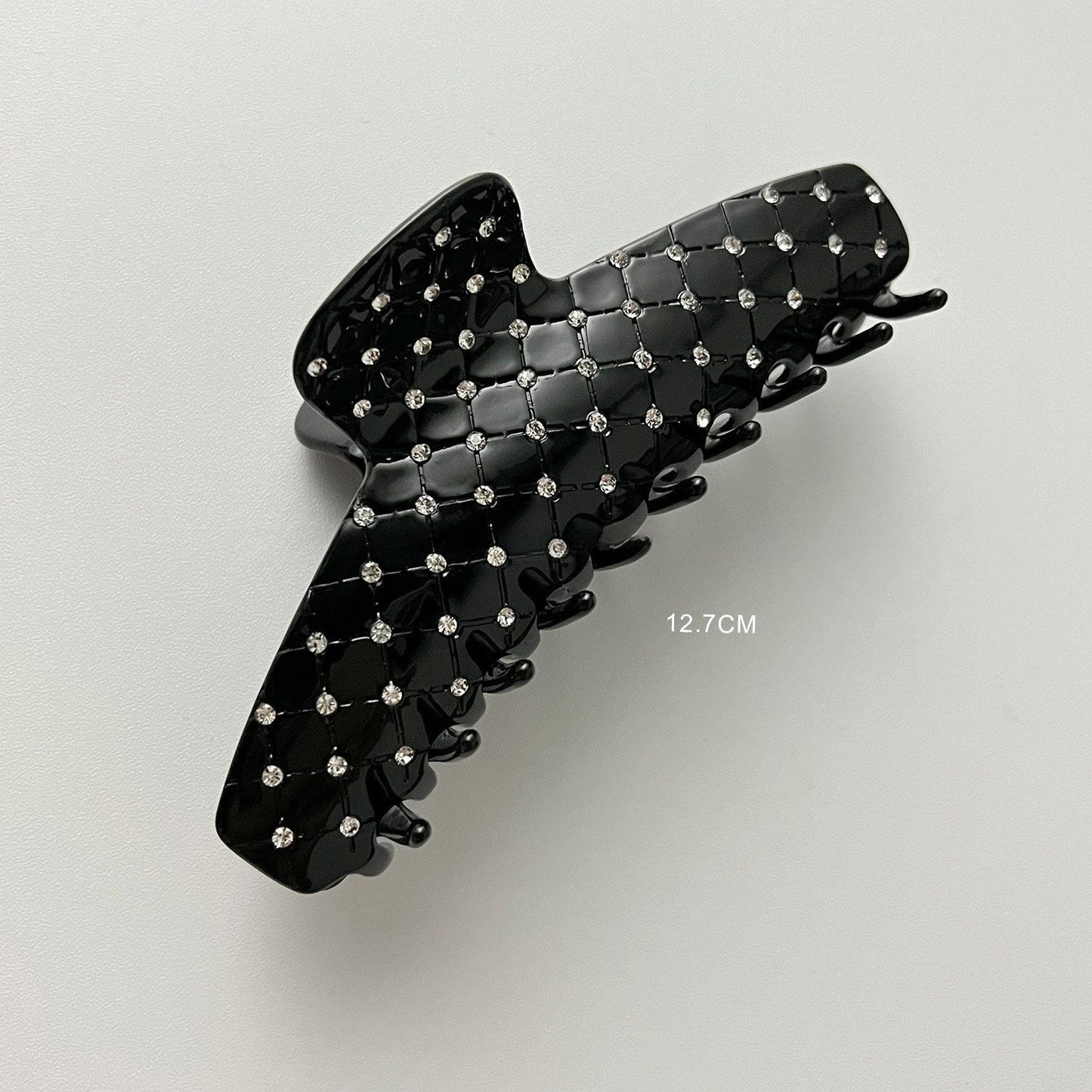 Simple Rhinestone Large Hair Claws