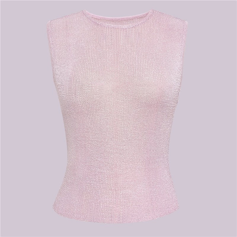 Stylish Sheer Tank Top For Women